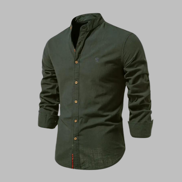Polo à manches longues tendance pour hommes