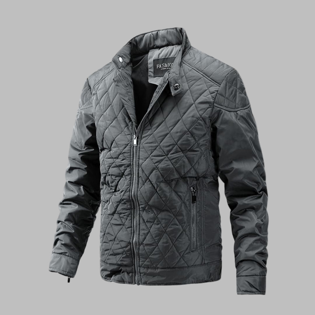Veste Élégante Quilted pour Hommes – Style Polyvalent