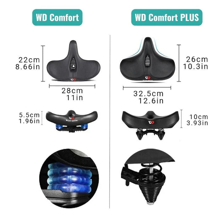 Coussinet de Bicyclette Confortable avec Siège Extra Large
