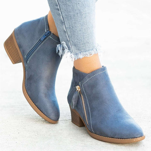 Bottes orthopédiques femme longueur cheville | Zipper