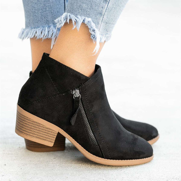 Bottes orthopédiques femme longueur cheville | Zipper