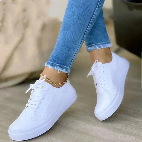 Baskets à lacets pour femmes