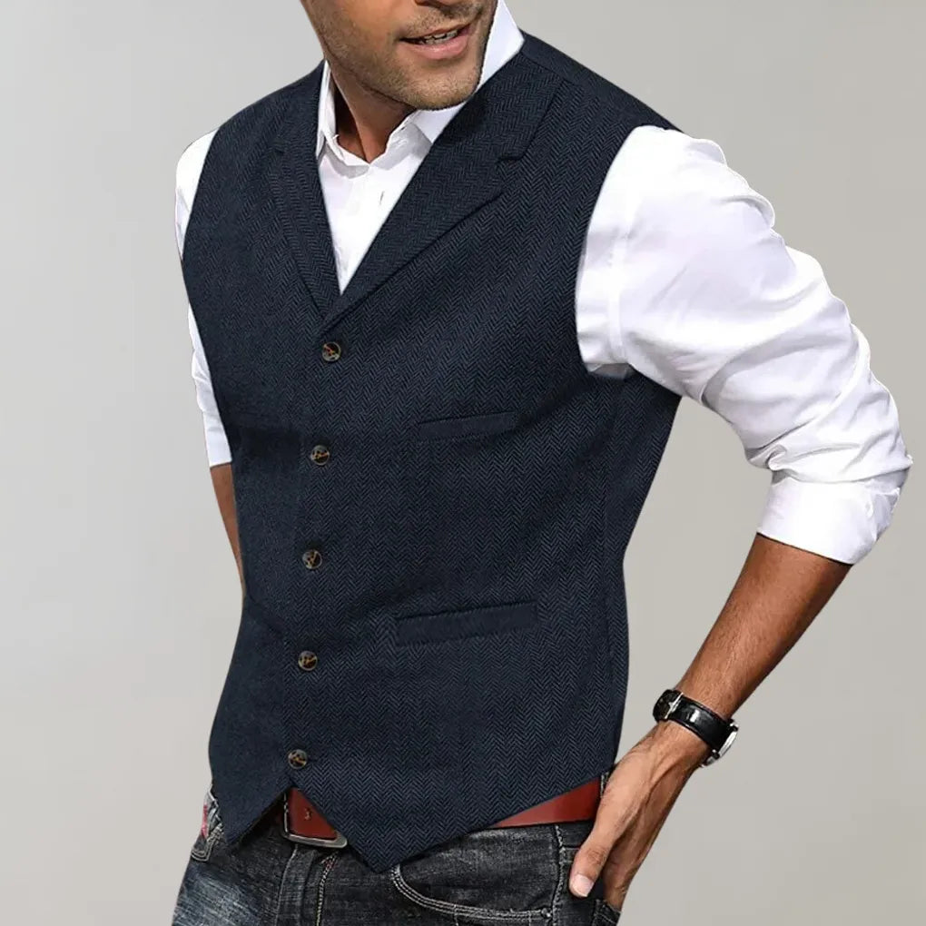 Gilet de costume élégant pour hommes – Couche raffinée pour looks formels