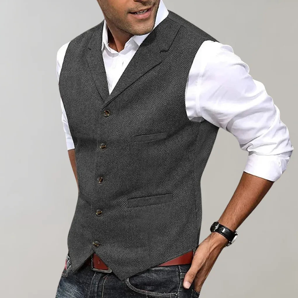 Gilet de costume élégant pour hommes – Couche raffinée pour looks formels