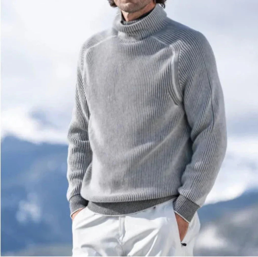 Pull Col Roulé Homme – Élégant et Stylé pour Saisons Froides
