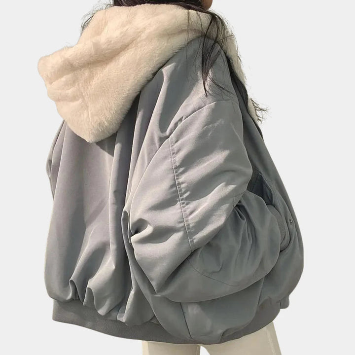 Manteau d'hiver femme 2 en 1 avec capuche chaleur et style polyvalents pour le froid