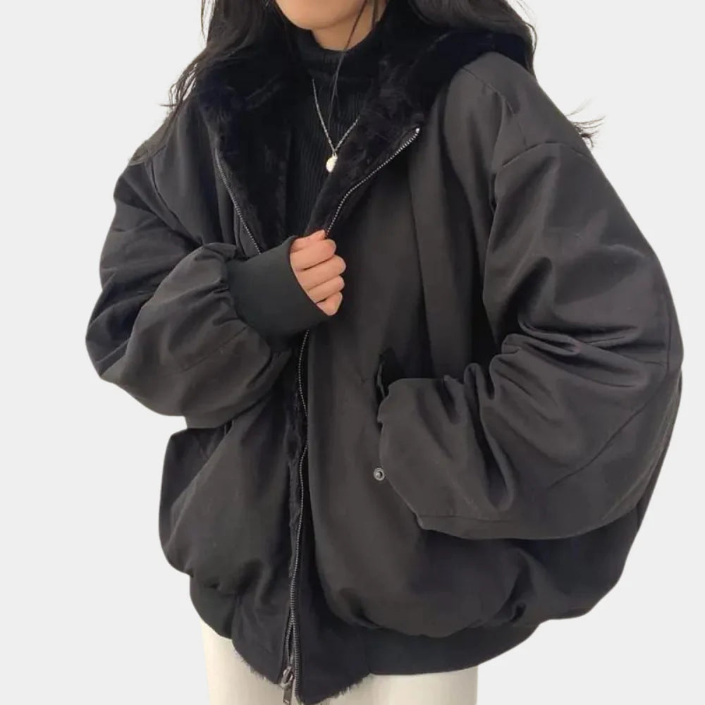 Manteau d'hiver femme 2 en 1 avec capuche chaleur et style polyvalents pour le froid