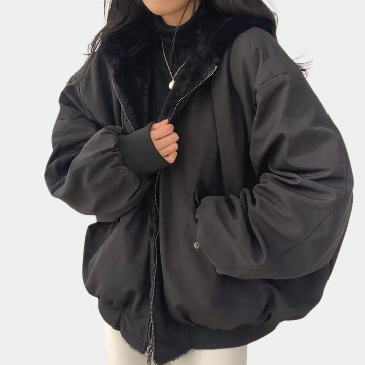 Manteau d'hiver femme 2 en 1 avec capuche chaleur et style polyvalents pour le froid