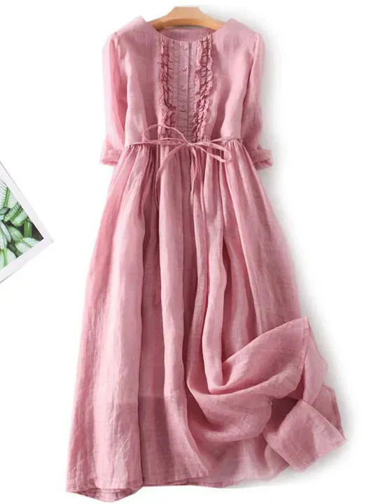 Robe en Lin Élégante Aérée et Confortable