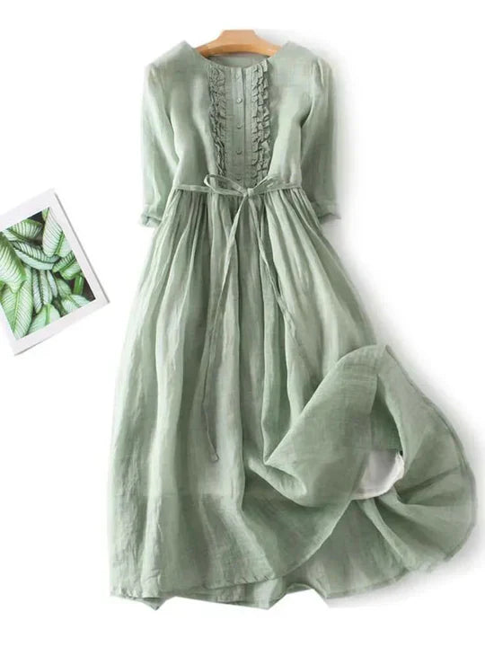 Robe en Lin Élégante Aérée et Confortable