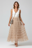Lily | Jupe Midi en Tulle Superposée pour Femmes avec Taille Élastique