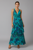 Gabriella | Robe Maxi à Jupe Tiered V-Cou pour Femmes