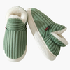 Chaussons en Peluche pour Femmes – Chaussons Intérieurs Ribés