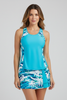 Ava | Ensemble de Tankini à Dos Nu pour Femmes avec Jupe