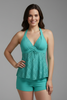 Maya | Ensemble de Tankini à Empiècement en Dentelle pour Femmes