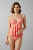 Morgan | Ensemble de Tankini à Volants Tiers et Décolleté en V pour Femmes