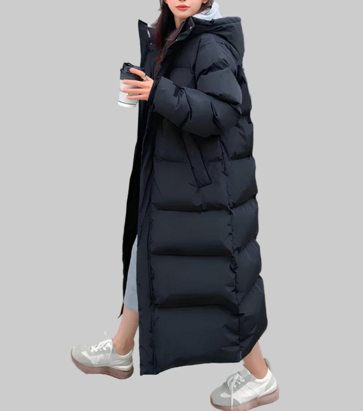 Parka Longue Femme Imperméable à l'Eau et au Vent