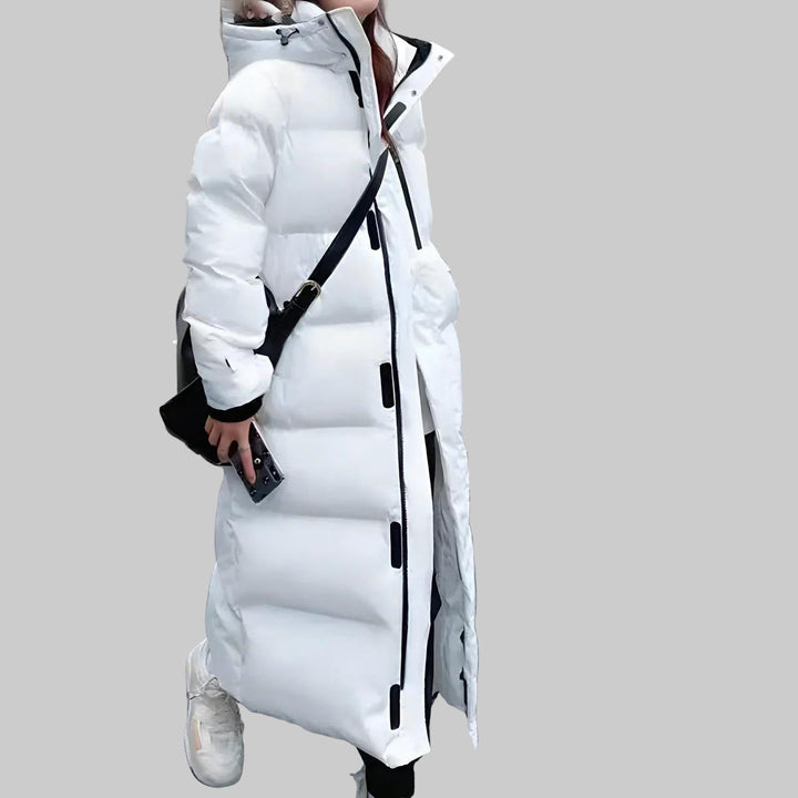 Parka longue résistant à l'eau et résistant au vent pour femmes