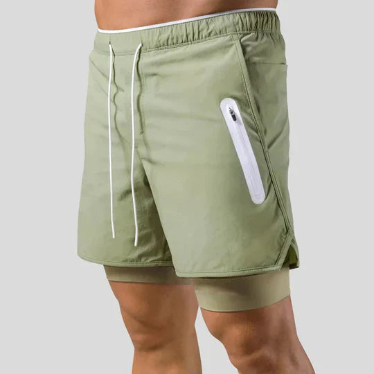Pantalons de sport 2 en 1 pour hommes Performance polyvalente pour chaque entraînement