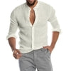 Chemise en lin respirante pour homme