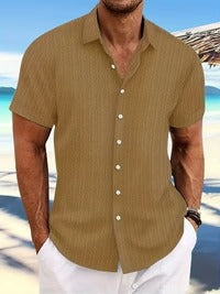 Chemise Homme Manches Courtes d'Été