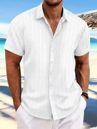 Chemise Homme Manches Courtes d'Été