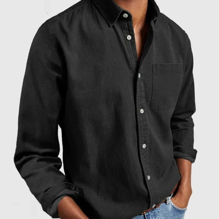 Chemise en Denim pour Hommes Classique, Renouvelée pour un Style Moderne