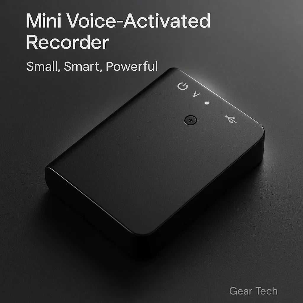 Mini Enregistreur Activé par la Voix