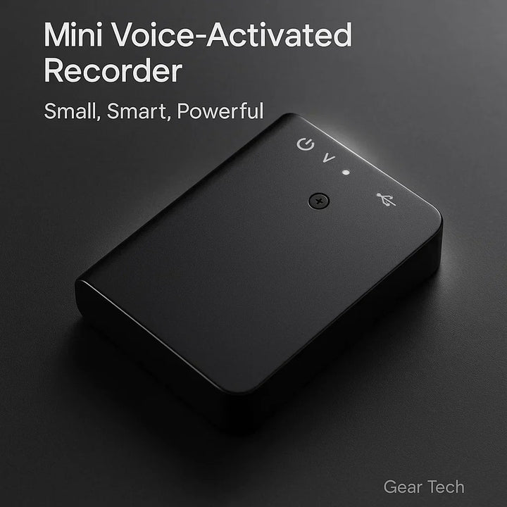 Mini Enregistreur Activé par la Voix