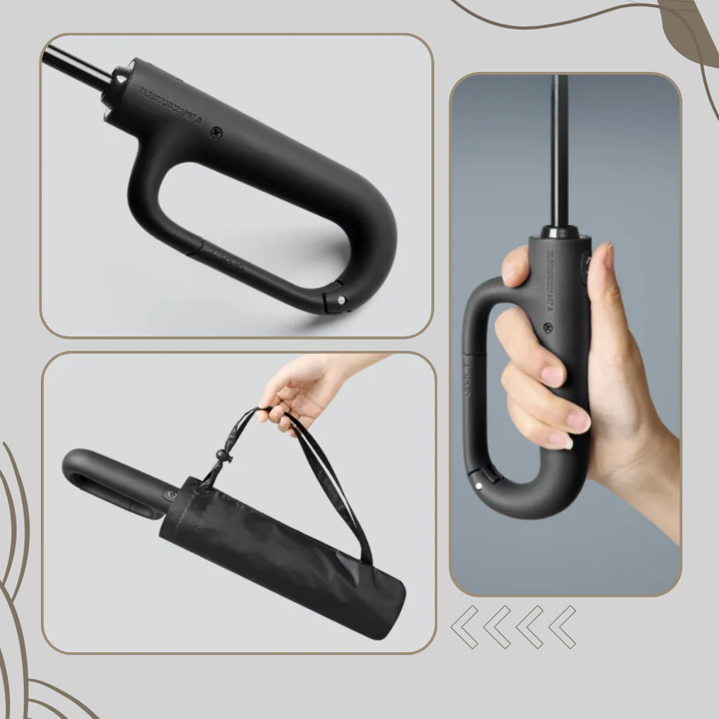 Parapluie Auto-Verrouillage – Design Fiable avec Caractéristiques Prêtes au Météo