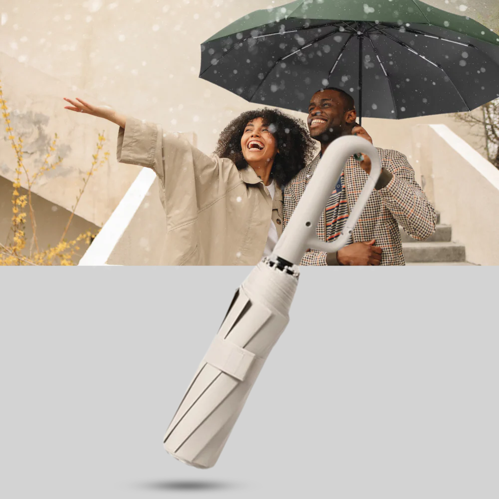 Parapluie Auto-Verrouillage – Design Fiable avec Caractéristiques Prêtes au Météo