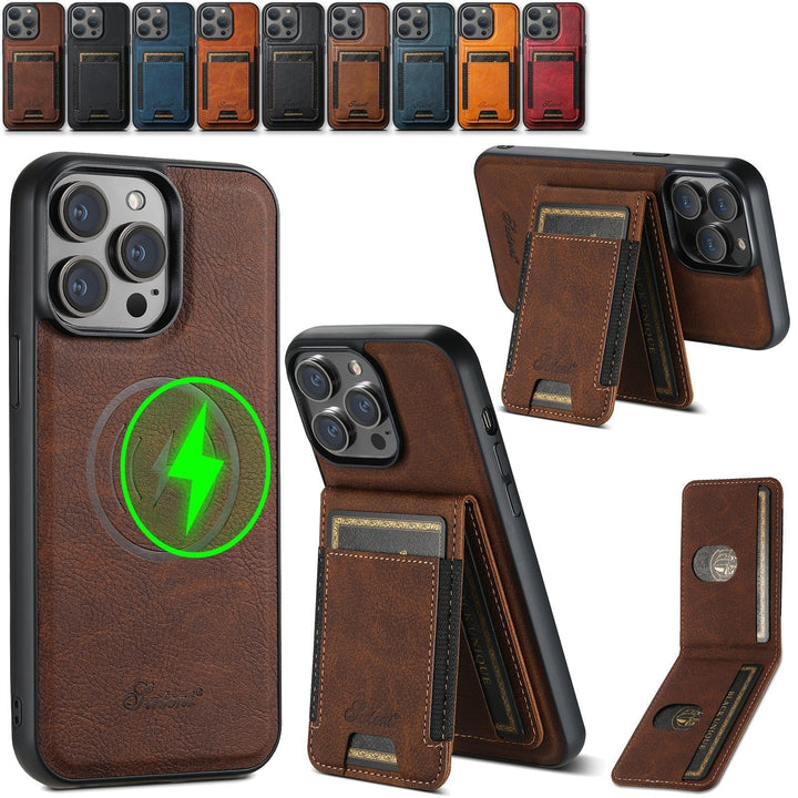 Coque de Téléphone Luxueuse avec Support de Carte