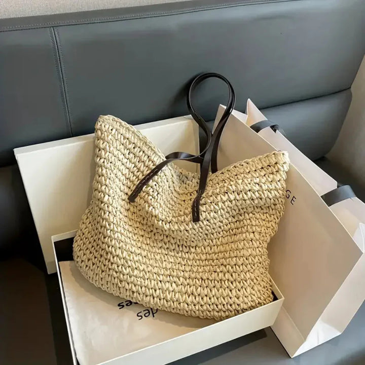 Sac Tote Tissé pour Femmes – Sac Pratique et Élégant pour un Usage Quotidien