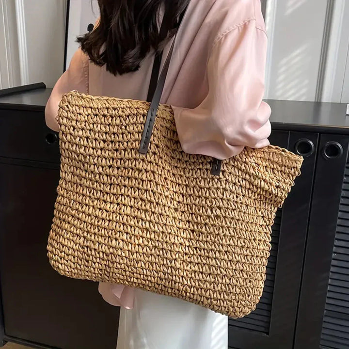 Sac Tote Tissé pour Femmes – Sac Pratique et Élégant pour un Usage Quotidien