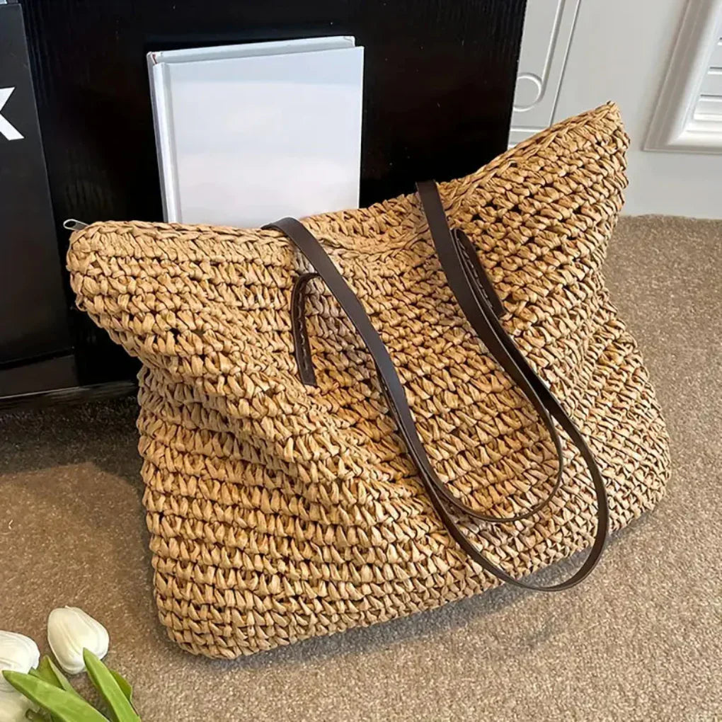 Sac Tote Tissé pour Femmes – Sac Pratique et Élégant pour un Usage Quotidien