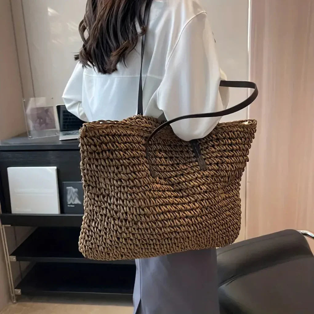 Sac Tote Tissé pour Femmes – Sac Pratique et Élégant pour un Usage Quotidien