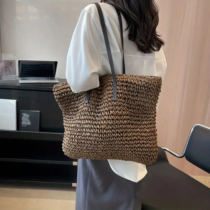 Sac Tote Tissé pour Femmes – Sac Pratique et Élégant pour un Usage Quotidien