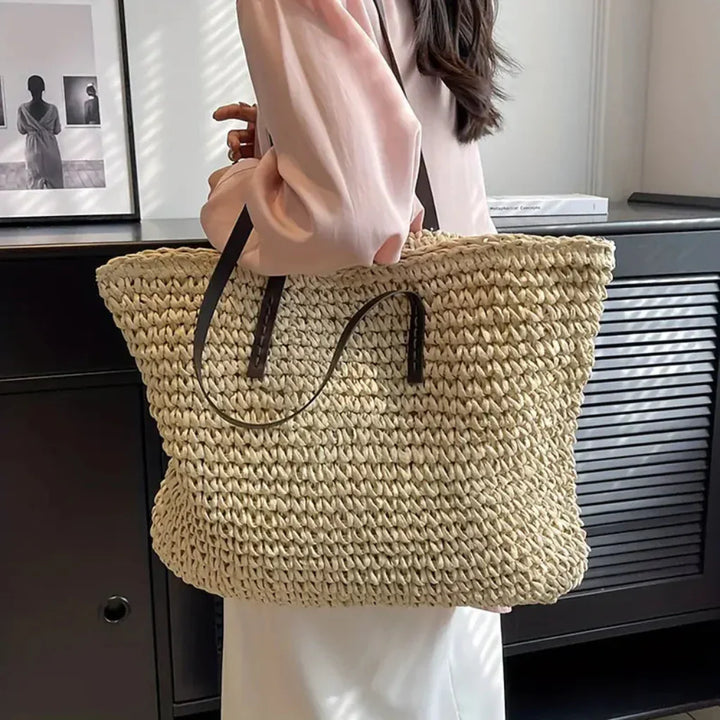 Sac Tote Tissé pour Femmes – Sac Pratique et Élégant pour un Usage Quotidien