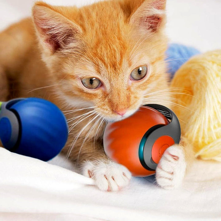 Jouet de Balle Interactif pour Chat – Sphère Roulante Auto-Mouvante