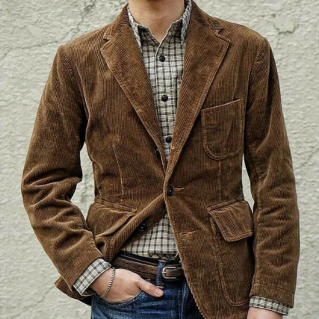 Blazer Vintage pour Hommes – Style Classique avec Attrait Moderne