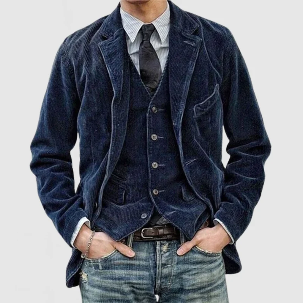 Blazer Vintage pour Hommes – Style Classique avec Attrait Moderne