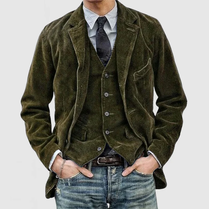 Blazer Vintage pour Hommes – Style Classique avec Attrait Moderne