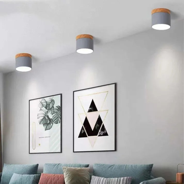 LumiStyle - Éclairage Plafonnier Cylindrique LED pour Couloir Modern