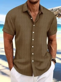 Chemise Homme Manches Courtes d'Été