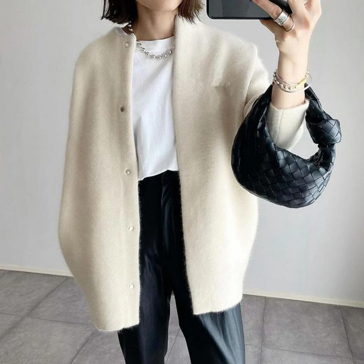 Cardigan en Tricot Verena – Style Polyvalent pour Looks Superposés