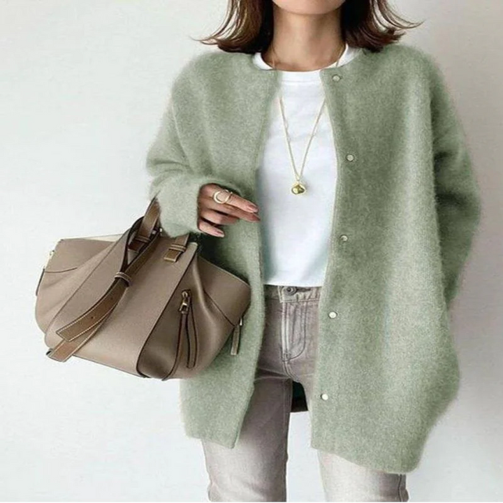 Cardigan en Tricot Verena – Style Polyvalent pour Looks Superposés