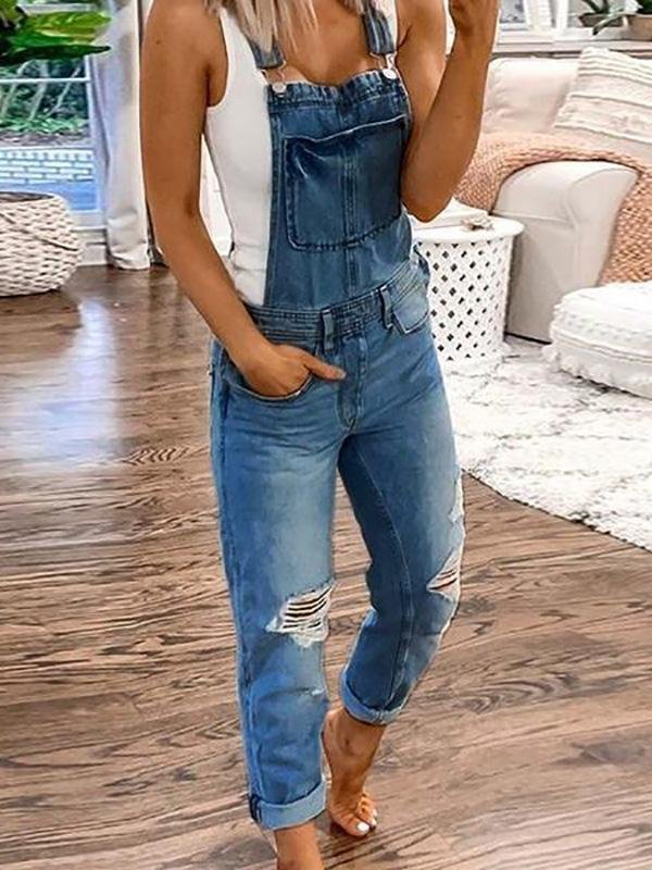 UrbanChic – Combinaison en Denim pour Femmes