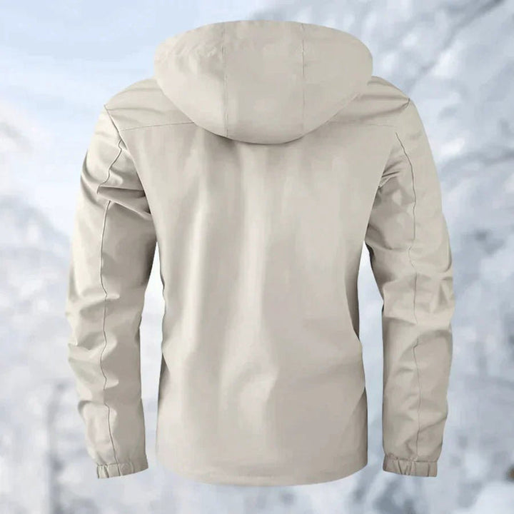 Cael – Veste à capuche pour homme, coupe-vent et imperméable