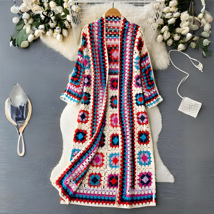 Cardigan Long Coloré Corrie