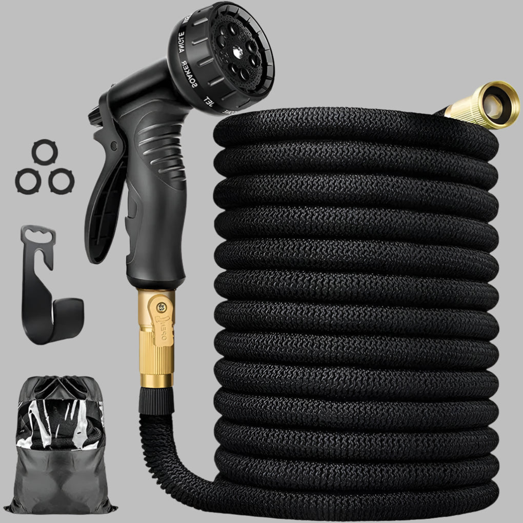 30 Mètres Tuyau d'Arrosage Extensible de Jardin